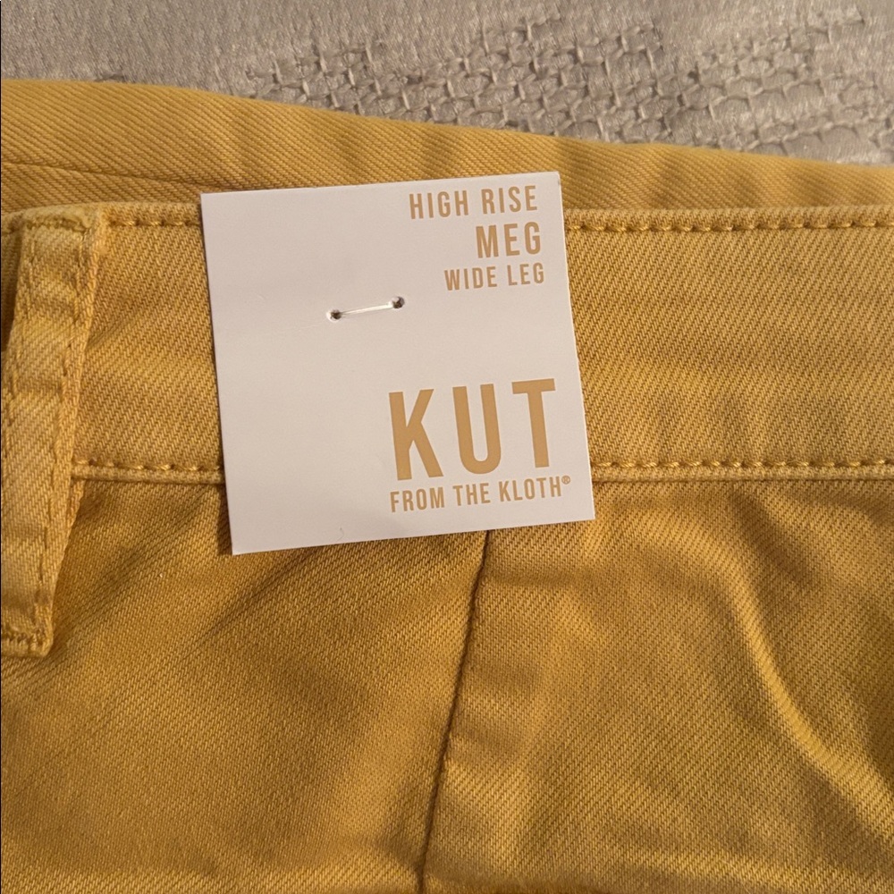 Kut from the Kloth Mustard Flare Jeans - Picture 4 of 5